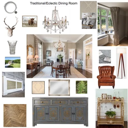 Traditional/Eclectic Interior Design Mood Board by LMH Interiors on Style Sourcebook