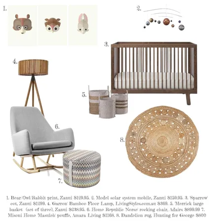 (0) Nursery Interior Design Mood Board by Atakya on Style Sourcebook
