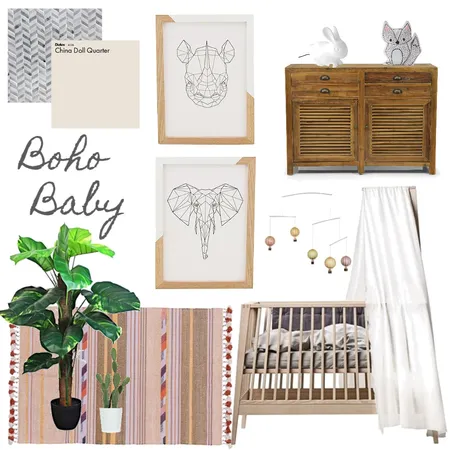 Boho Baby Interior Design Mood Board by Hayleymichelle on Style Sourcebook