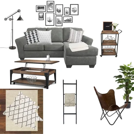 Greenery, Browns, and Wheels- Oh my! Interior Design Mood Board by torilewi on Style Sourcebook