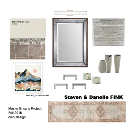 Paradise Hill Ensuite Interior Design Mood Board by dieci.design on Style Sourcebook
