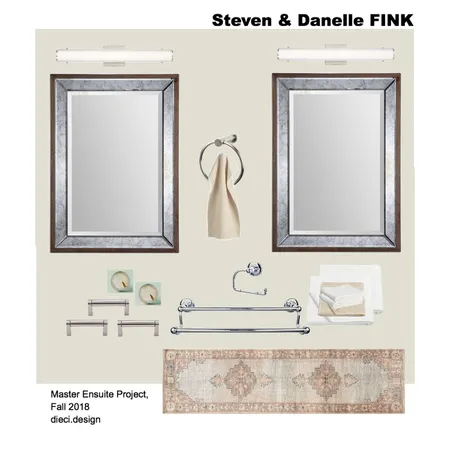 Paradise Hill Ensuite Accessorized Interior Design Mood Board by dieci.design on Style Sourcebook