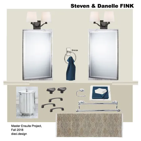 Paradise Hill Ensuite II Accessorized Interior Design Mood Board by dieci.design on Style Sourcebook