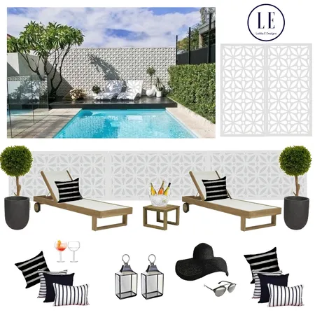 pool area Interior Design Mood Board by Letitiaedesigns on Style Sourcebook