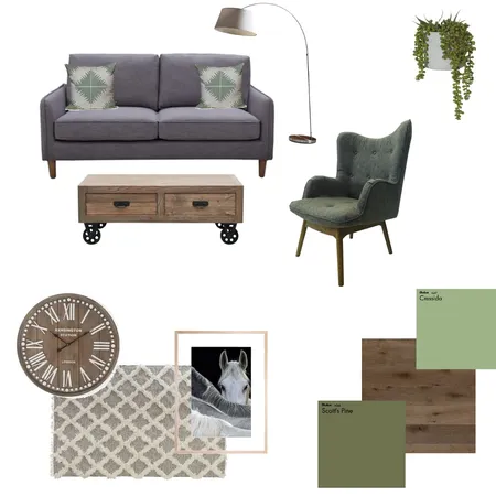 Greys &amp; Greens Interior Design Mood Board by Myla Brandt on Style Sourcebook