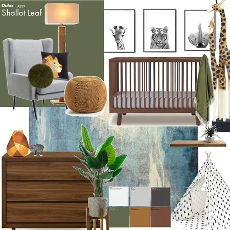 Baby Boy African Safari Interior Design Mood Board by taylorb on Style Sourcebook