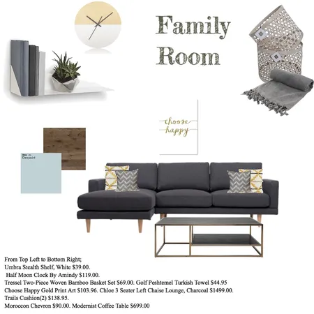 Cozy Family Room Interior Design Mood Board by Myla Brandt on Style Sourcebook