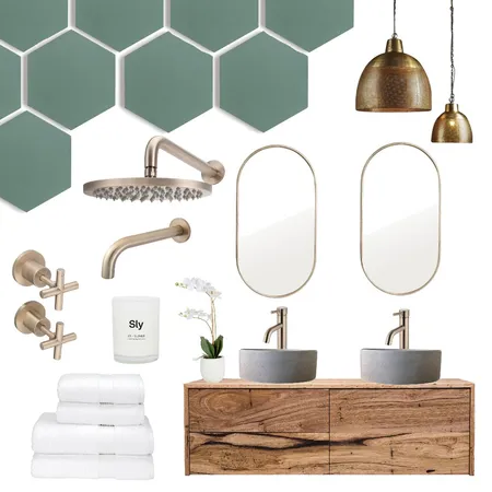 Green with Envy Interior Design Mood Board by AlexClaremont on Style Sourcebook