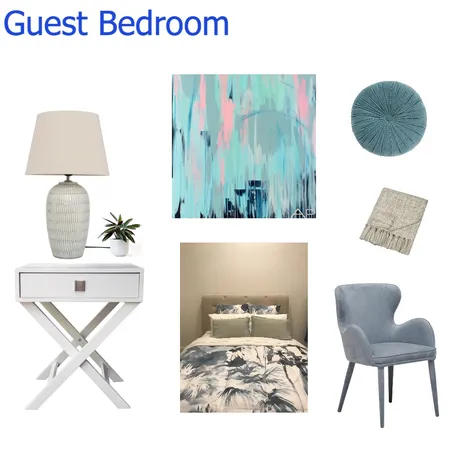 Guest Bedroom Pelican Interior Design Mood Board by Styleahome on Style Sourcebook