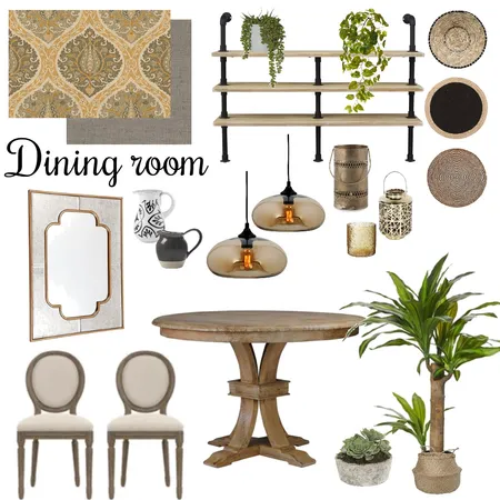 Dining room Interior Design Mood Board by Debbie Dirker on Style Sourcebook