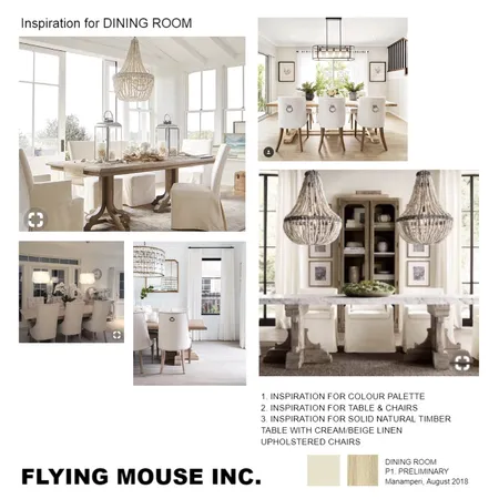 Inspiration for Dining room Interior Design Mood Board by Flyingmouse inc on Style Sourcebook