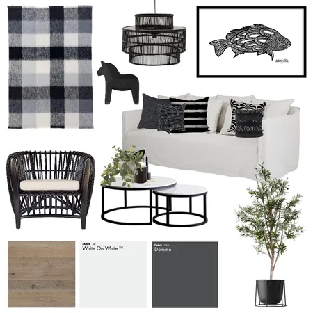 Black and White Interior Design Mood Board by AlexClaremont on Style Sourcebook