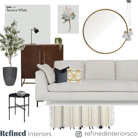 Living Room 05 Interior Design Mood Board by RefinedInteriors on Style Sourcebook