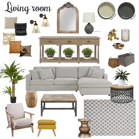 Livingroom Interior Design Mood Board by Debbie Dirker on Style Sourcebook