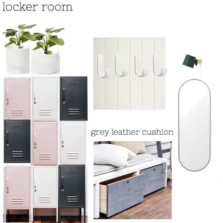 locker room Interior Design Mood Board by The Secret Room on Style Sourcebook