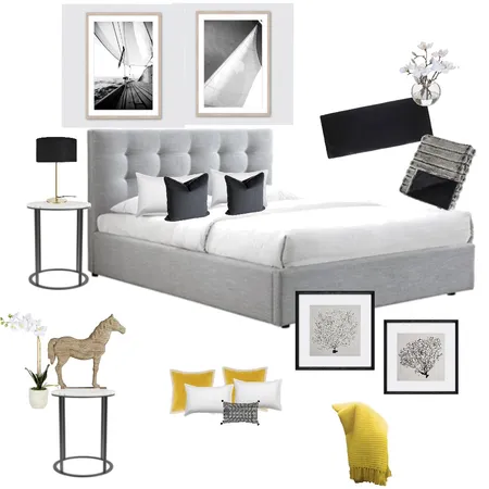 Guest Bedroom Interior Design Mood Board by stefzec on Style Sourcebook