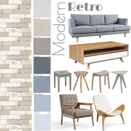 MODERN RETRO Interior Design Mood Board by Madre11 on Style Sourcebook