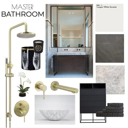 Hotel Style Master Bathroom Interior Design Mood Board by stefzec on Style Sourcebook