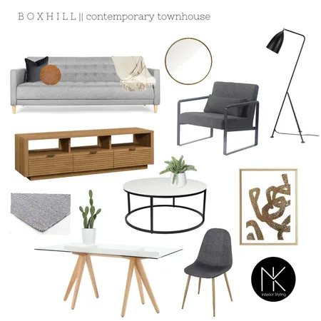 Boxhill || living &amp; dining Interior Design Mood Board by Mkinteriorstyling@gmail.com on Style Sourcebook