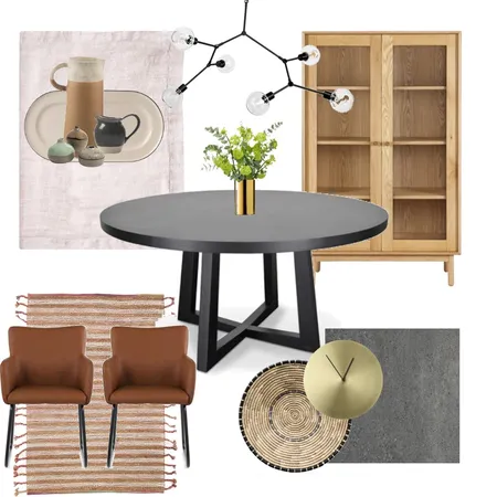 Modern rustic dining room Interior Design Mood Board by Reka Fabian on Style Sourcebook
