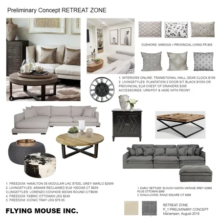 retreat Interior Design Mood Board by Flyingmouse inc on Style Sourcebook