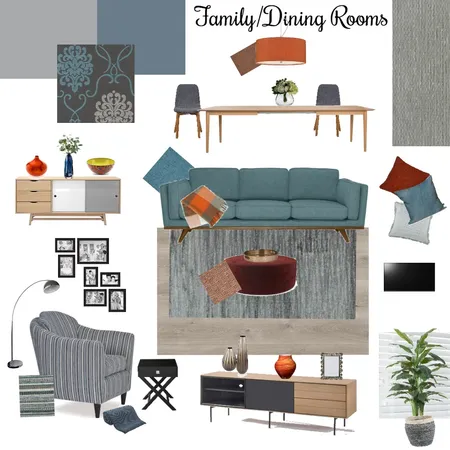 Module 9 family/dining mood board Interior Design Mood Board by Delcia on Style Sourcebook