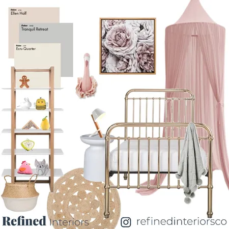 Girls Bedroom 01 Interior Design Mood Board by RefinedInteriors on Style Sourcebook