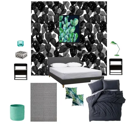 His zodiac sign is Cactus Interior Design Mood Board by azzadezign on Style Sourcebook