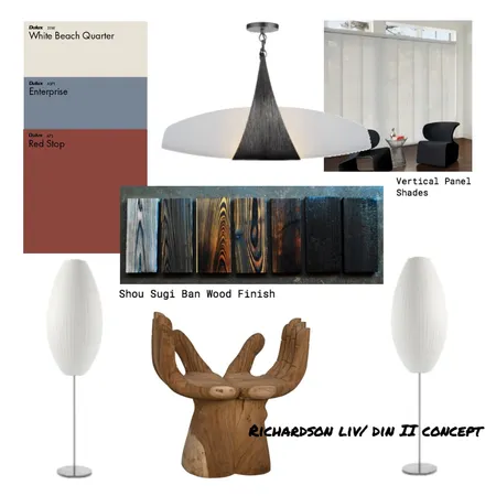 Richardson LIV/ DIN II Concept Interior Design Mood Board by dieci.design on Style Sourcebook