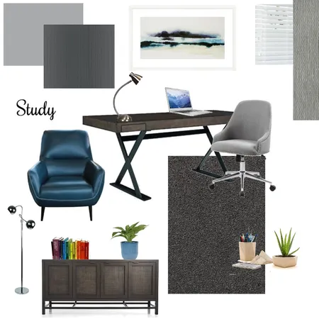 study Interior Design Mood Board by Delcia on Style Sourcebook