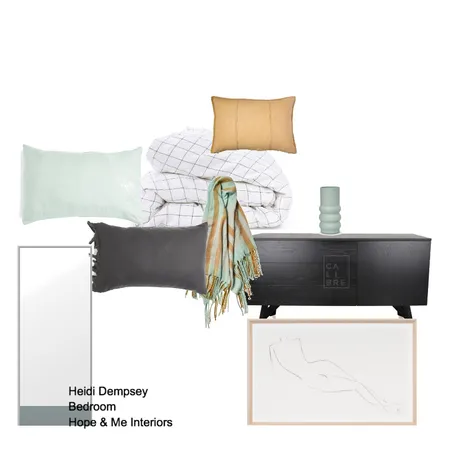 Heidi Dempsey - Bedroom Interior Design Mood Board by Hope & Me Interiors on Style Sourcebook