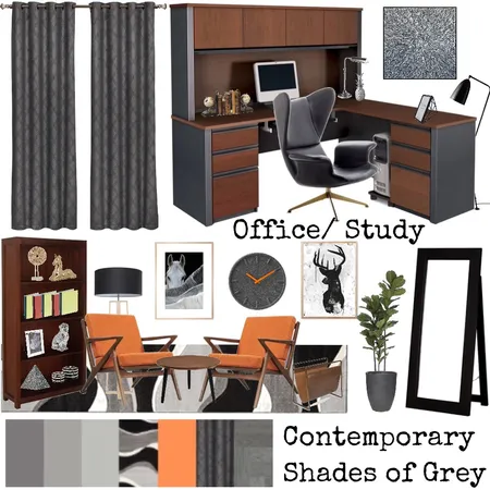 Study room Interior Design Mood Board by Shenzy on Style Sourcebook
