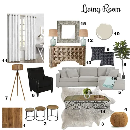 Living Room Interior Design Mood Board by Tenamarie on Style Sourcebook