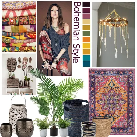 Bohemian Mood Interior Design Mood Board by EMa on Style Sourcebook