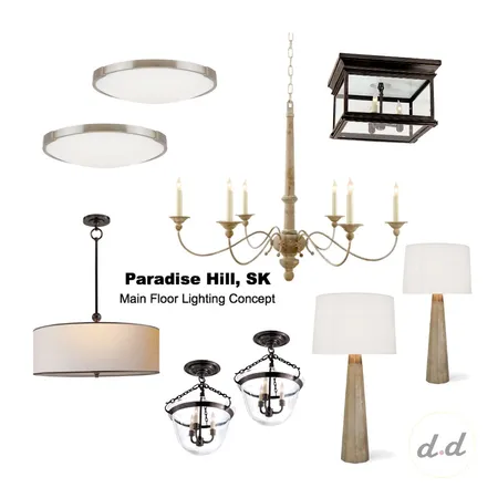 Paradise Hill Lighting Concept Presentation Interior Design Mood Board by dieci.design on Style Sourcebook