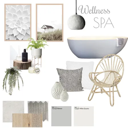 Wellness Spa Interior Design Mood Board by thebohemianstylist on Style Sourcebook