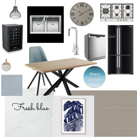 Fresh Blue Interior Design Mood Board by Breezy Interiors on Style Sourcebook