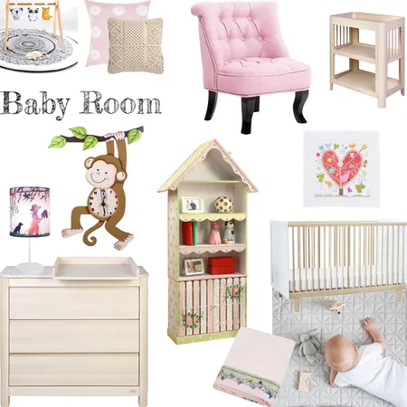 Babyroom Interior Design Mood Board by Volha Interiors & Staging on Style Sourcebook