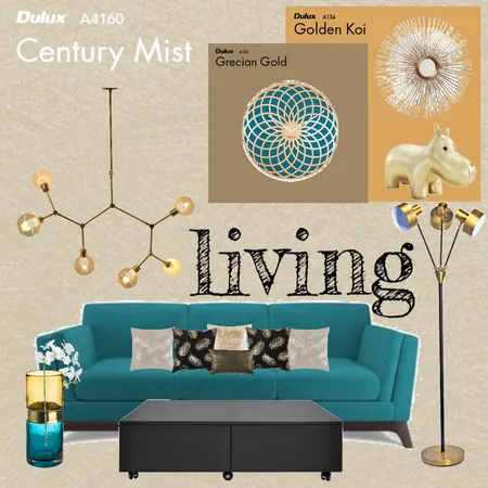 LIVING Interior Design Mood Board by creationsbyflo on Style Sourcebook