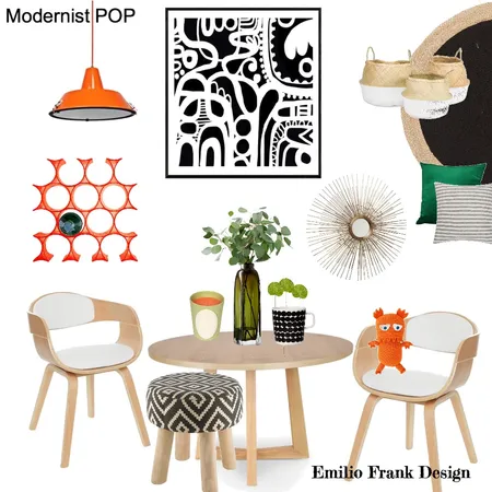 Modernist POP! Interior Design Mood Board by Emilio Frank Design on Style Sourcebook