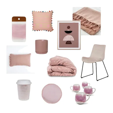 willows pink Interior Design Mood Board by Hunter Style Collective on Style Sourcebook