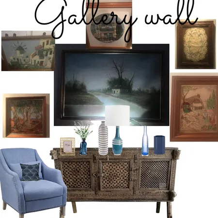 Gallery Wall Idea Interior Design Mood Board by Loveduphome on Style Sourcebook