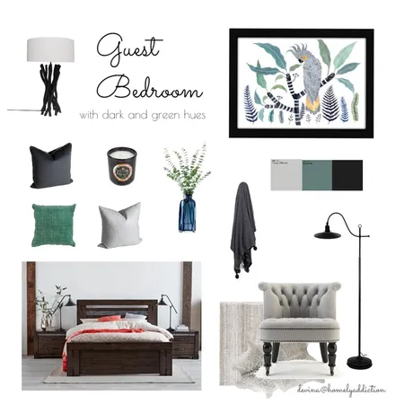 Guest bedroom Interior Design Mood Board by HomelyAddiction on Style Sourcebook