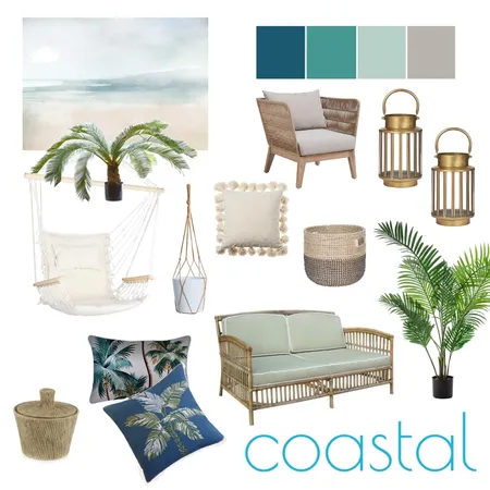 Coastal Garden Interior Design Mood Board by e.janeinteriors on Style Sourcebook