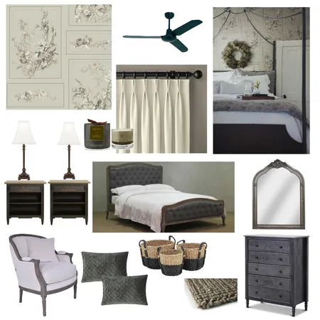Guest Bedroom Interior Design Mood Board by Debbie Dirker on Style Sourcebook