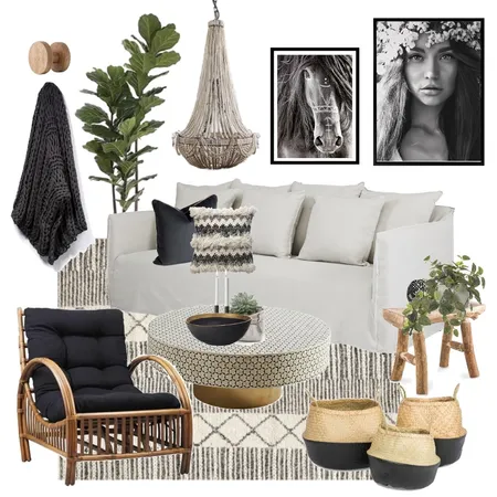 Boho luxe Interior Design Mood Board by Thediydecorator on Style Sourcebook