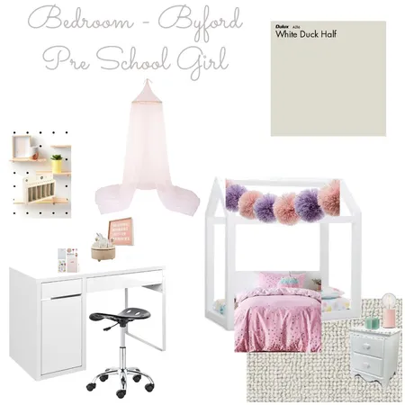 Bedroom - Byford - Pre School Girl Interior Design Mood Board by jovanka.hawkins on Style Sourcebook