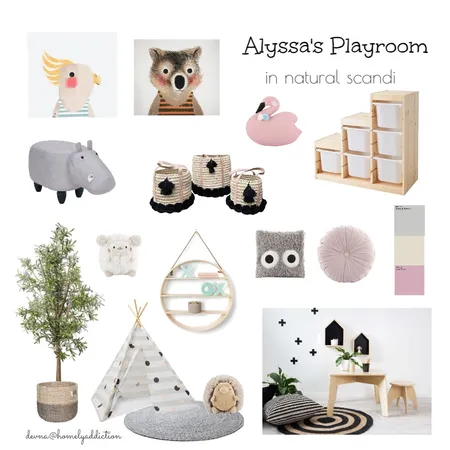 alyssa playroom Interior Design Mood Board by HomelyAddiction on Style Sourcebook
