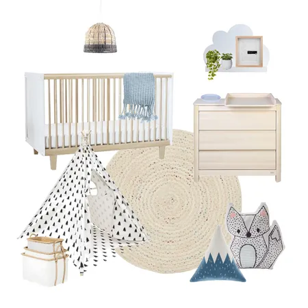 Scandi Baby - Boys Nursery Interior Design Mood Board by JessicaFloodDesign on Style Sourcebook