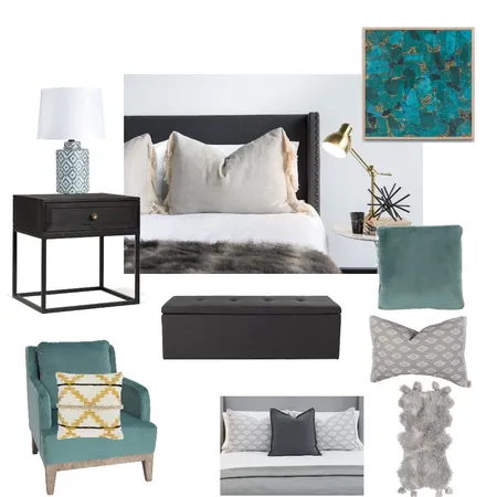 Nigel and Kimber Master Bedroom Interior Design Mood Board by KMK Home and Living on Style Sourcebook